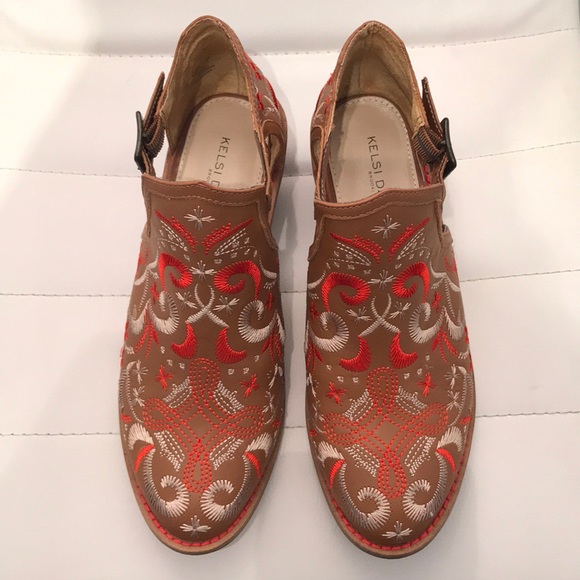 Kelsi Dagger Shoes - Kelsi Dagger Brooklyn Kline Embroidered Booties